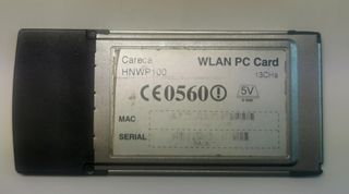 PCMCIA wireless Careca HNWP100 Wlan PC card vintag