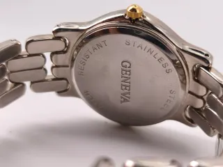 Pareja de relojes Geneva oro y plata