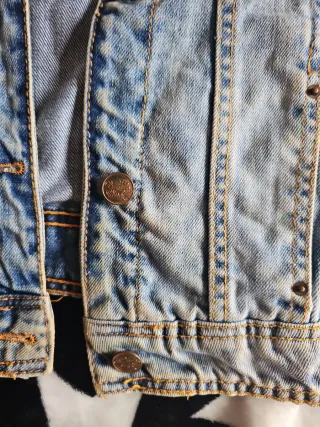 Cazadora Vaquera Zara Azul