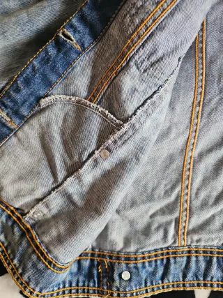 Cazadora Vaquera Zara Azul