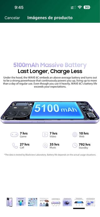 Blackview Wave 6C NUEVO A ESTRENAR Y PRECINTADO!!!