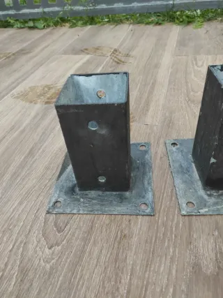 Soportes para Pérgola Metálicos para postes de 9cm