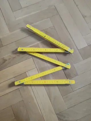 Metro carpintero plegable de madera