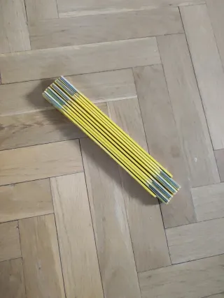 Metro carpintero plegable de madera