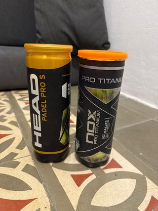 Pelotas Padel Head y Nox