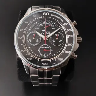 Reloj Lotus Negro Taquímetro