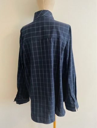 Camisa oversize ZARA cuadros lazo Talla L