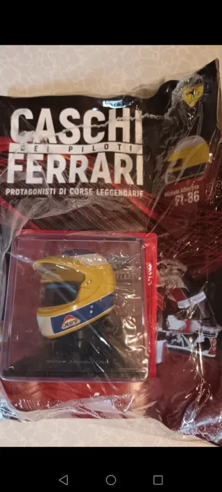 Casco F1 Michele Alboreto Scuderia Ferrari