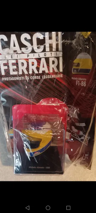 Casco F1 Michele Alboreto Scuderia Ferrari