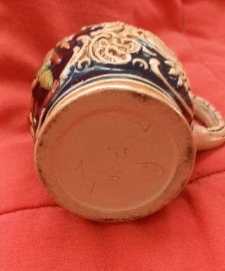 Mini boccale birra decorato ceramica