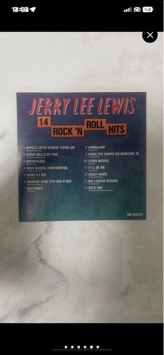 2 CD’s Jerry Lee Lewis Rock & Roll Hits Doble CD