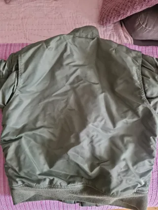 Cazadora aviador niño verde Talla M