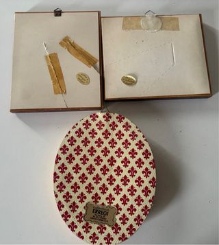 Lotto 3 quadretti religiosi vintage