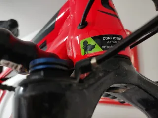 Bicicleta de Montaña Cannondale Roja