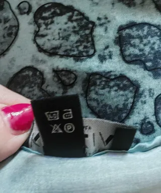 Foulard Krizia nero e grigio