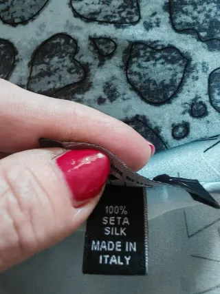 Foulard Krizia nero e grigio