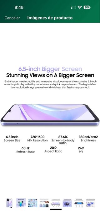 Blackview Wave 6C Morado A ESTRENAR!!!