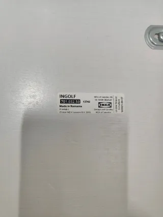 2 Sedie Ingolf Ikea in Legno Bianco