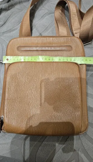 Borsello Piquadro Beige/Marrone Pelle