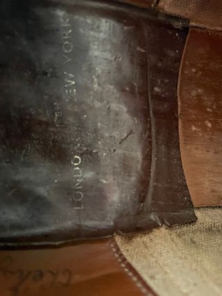 Scarpe Church's uomo anni '60 marroni. in ordine