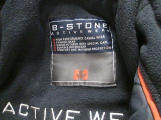 Chamarra azul/gris para hombre