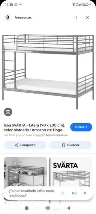 Litera Metálica Ikea/Gris