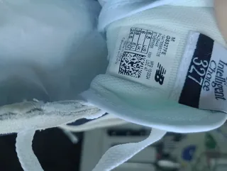 Zapatillas New Balance 39 Beige/Blanco Nuevas