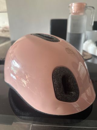 Casco infantil rosa