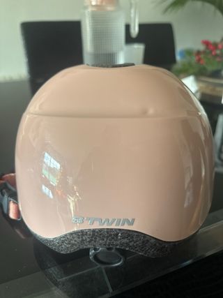 Casco infantil rosa