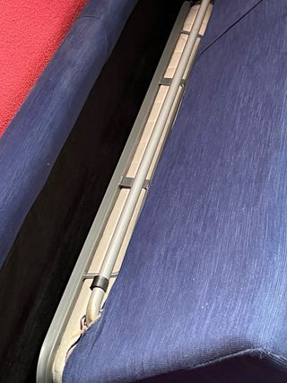 Due divani letto in tessuto