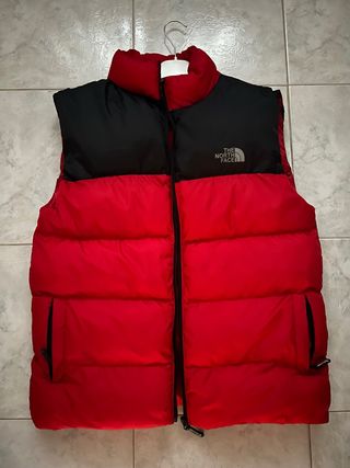 Gilet The North Face rosso e nero
