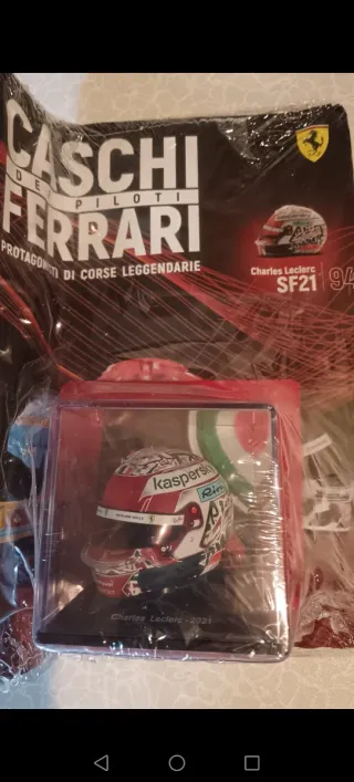Casco F1 Charles Leclerc Imola 2021