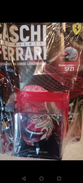 Casco F1 Charles Leclerc Imola 2021
