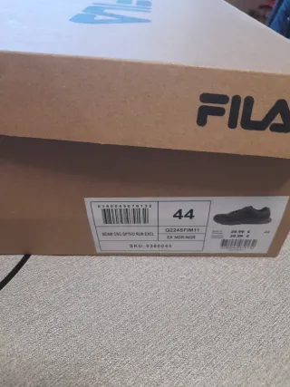 Zapatillas Fila chico negras