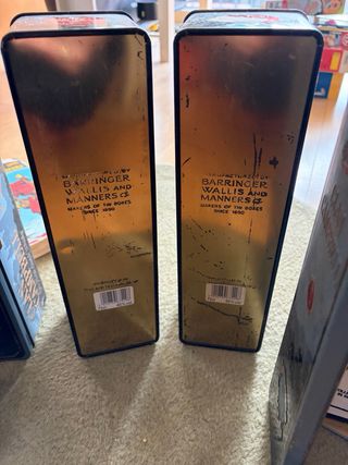 Scatola metallica per whisky Clan Campbell, vuota