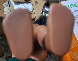 Muñeca tipo Nancy negrita