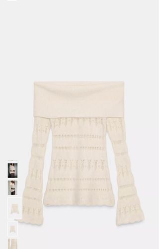 Jersey hombros descubiertos calado SIN ESTRENAR