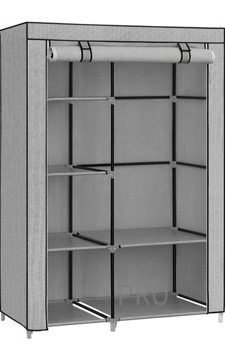 Guardaroba in Tessuto Grigio SONGMICS