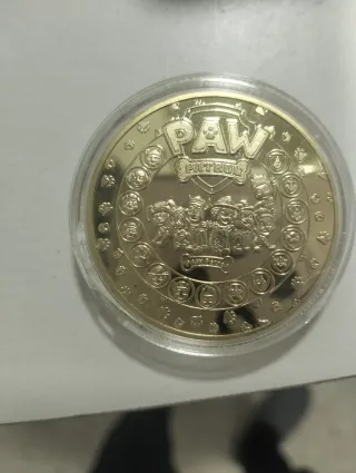 Moneda coleccionable Paw Patrol