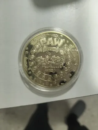 Moneda coleccionable Paw Patrol