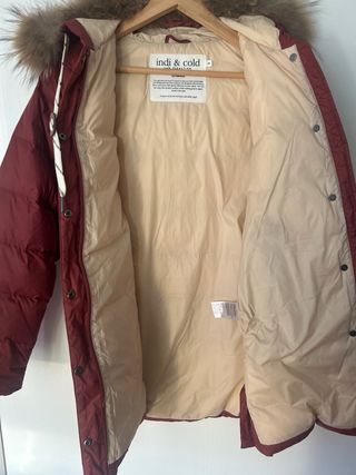 Plumas Indi & Cold Rojo Talla M