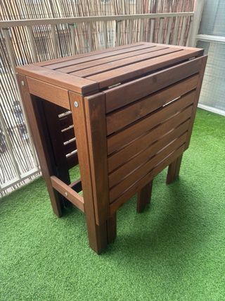 Mesa de madera plegable de ext. mod. ÄPPLARÖ IKEA