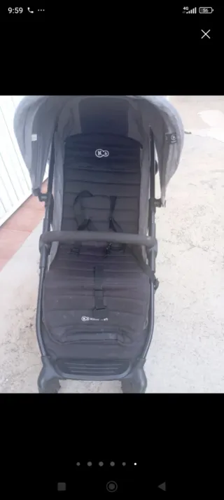 Silla de paseo ligera gris