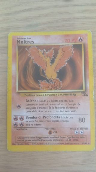 Moltres 27/62 Fossil ITA non holo