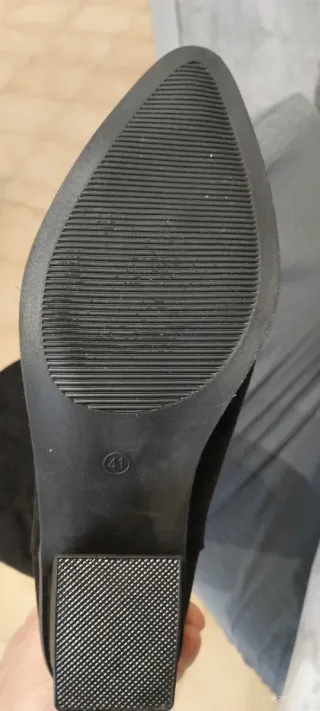 Stivali neri similpelle n 41