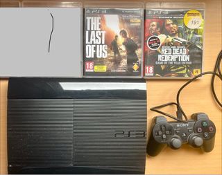 Playstation 3 + 1 mando + 2 Juegos