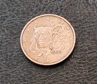 Moneda 5 céntimos Francia 1999