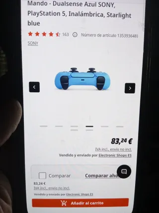 Mando PS5 Dualsense Azul SONY