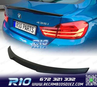 ALERON SPOILER BMW F32 LOOK M4 CSL NEGRO MATE