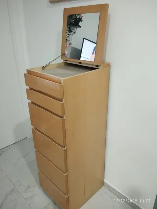 Cómoda Malm 6 cajones Ikea